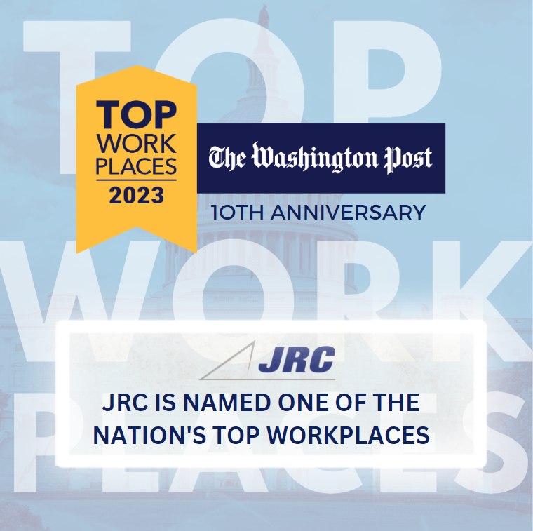 THE WASHINGTON POST NAMES JRC A 2023 TOP WASHINGTONAREA WORKPLACE JRC